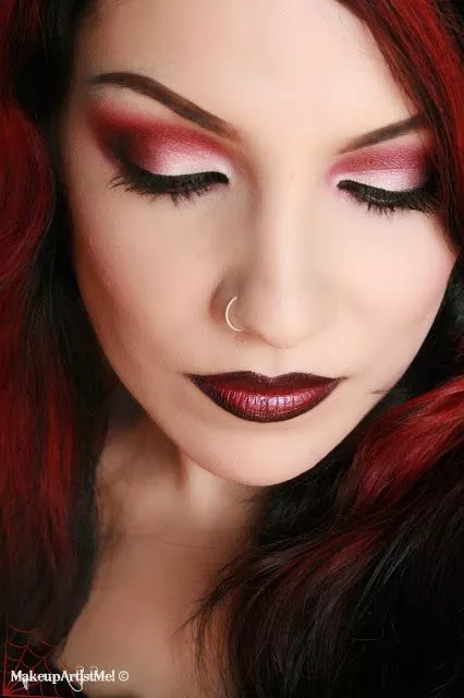 red-and-black-makeup-tutorial-04_8-13 Rode en zwarte make-up tutorial