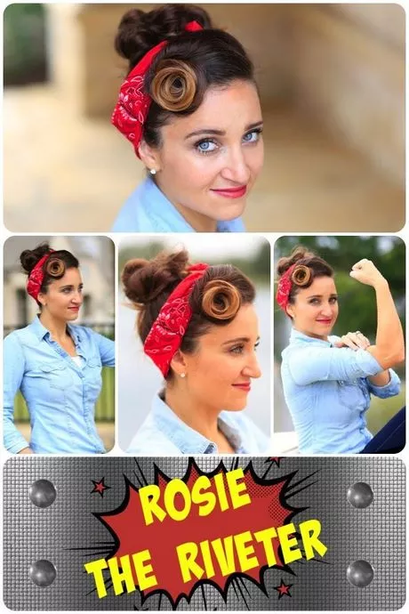 rosie-the-riveter-makeup-and-hair-tutorial-42_9-18 Rosie de klinknagel make-up en haar tutorial