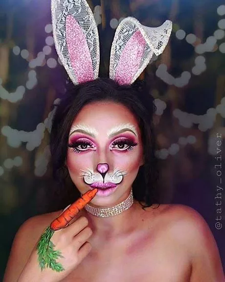 simple-bunny-makeup-tutorial-57_13-5 Eenvoudige bunny make-up tutorial