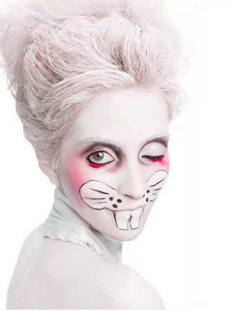 simple-bunny-makeup-tutorial-57_9-13 Eenvoudige bunny make-up tutorial