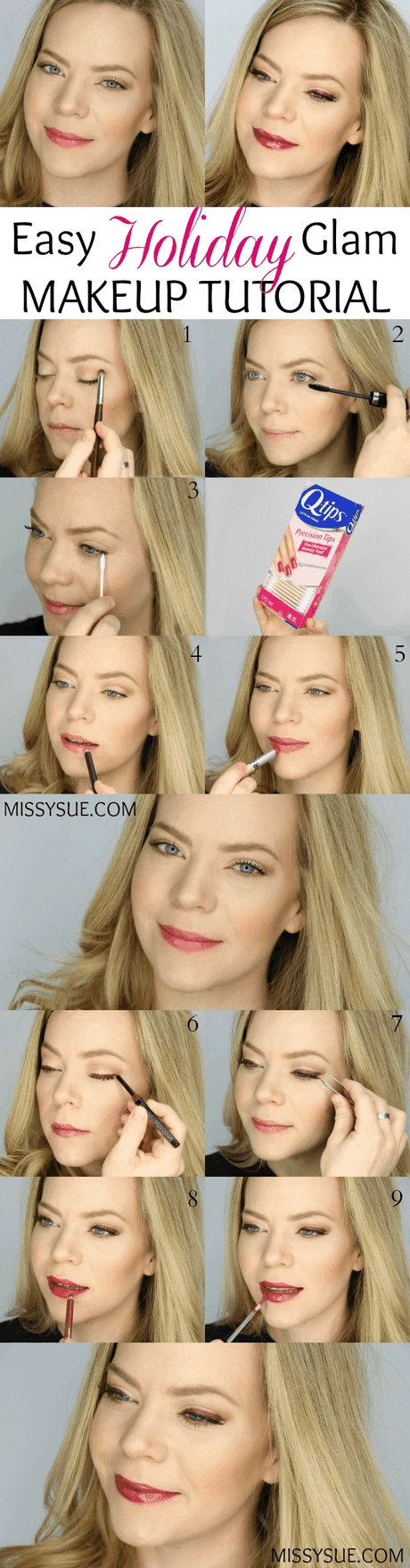 simple-holiday-makeup-tutorial-21_2-10 Eenvoudige vakantie make-up tutorial