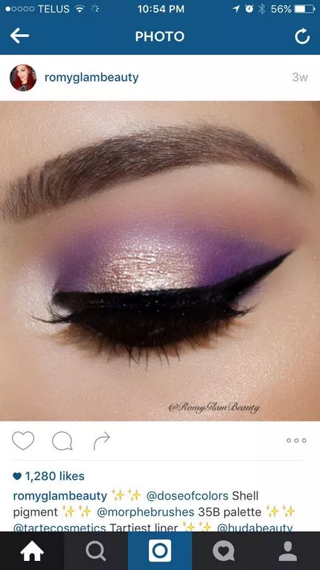 simple-purple-makeup-tutorial-59_8-14 Eenvoudige paarse make-up tutorial