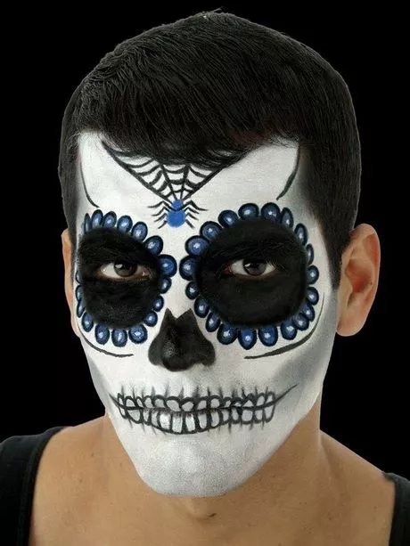 skull-mask-makeup-tutorial-49_3-12 Schedel masker make-up tutorial