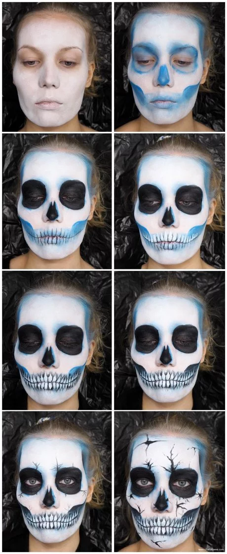 skull-mask-makeup-tutorial-49_8-17 Schedel masker make-up tutorial