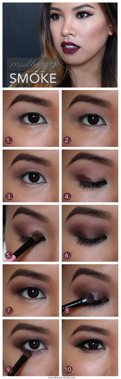 smokey-eye-makeup-tutorial-asian-eyes-76-3 Smokey eye make-up tutorial Aziatische ogen