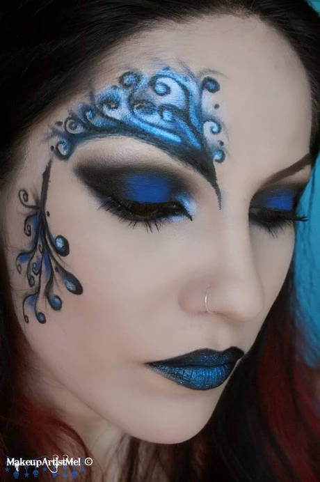 sparkly-blue-makeup-tutorial-82_13-5 Sparkly blauwe make-up tutorial