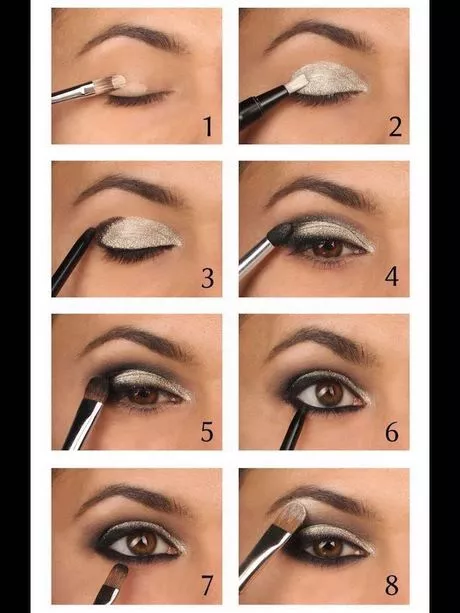 white-eyeshadow-makeup-tutorial-21_12-4 Witte oogschaduw make-up tutorial