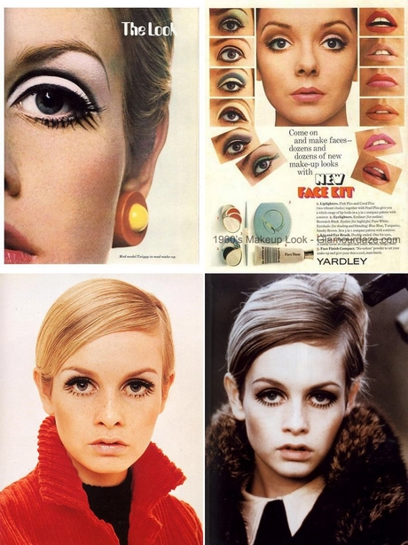 1960s twiggy make-up tutorial
