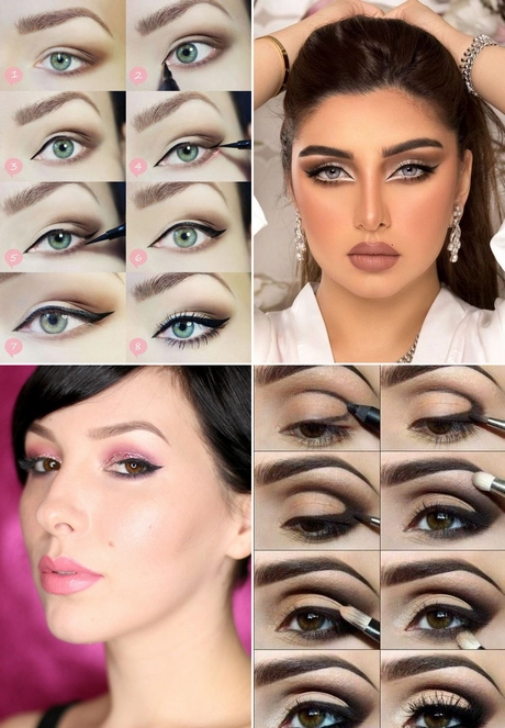Arabische oog make-up foto tutorial