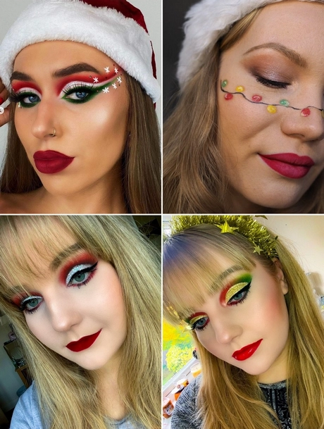 Kerst glitter make-up tutorial