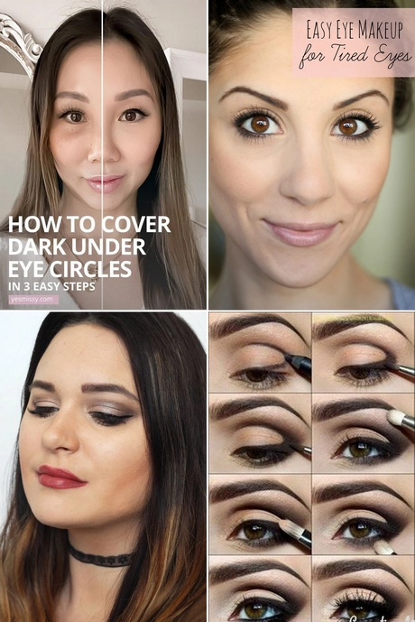 Donkere ogen make-up tutorial