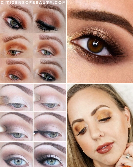 Eenvoudige bronze eye make-up tutorial