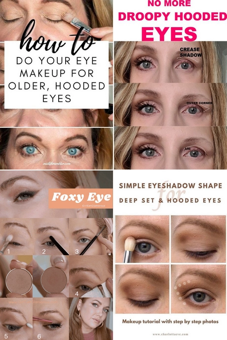 Oog make-up tutorial voor volwassen ogen