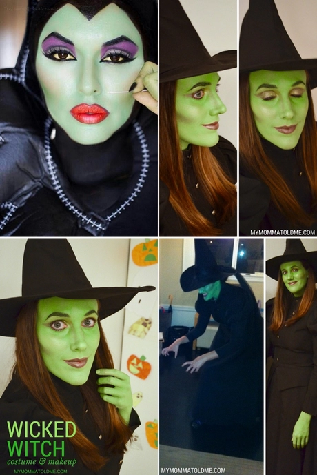 Groene heks oog make-up tutorial