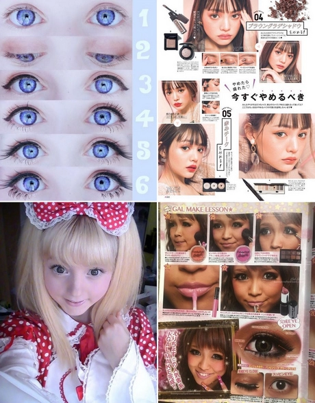 Japanse pop ogen make-up tutorial