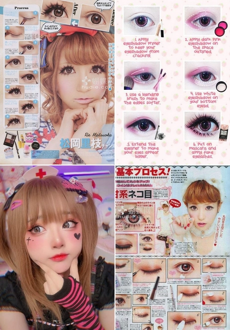 kawaii-makeup-tutorial-without-lenses-001 Kawaii make-up tutorial zonder lenzen