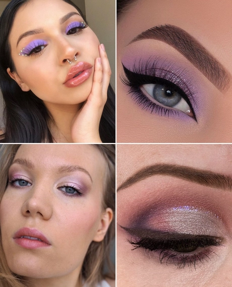 Licht paarse make-up tutorial