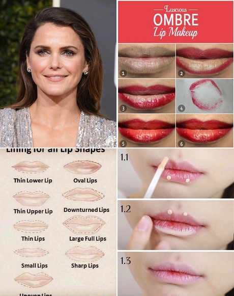 Lip make-up tutorial voor kleine lippen