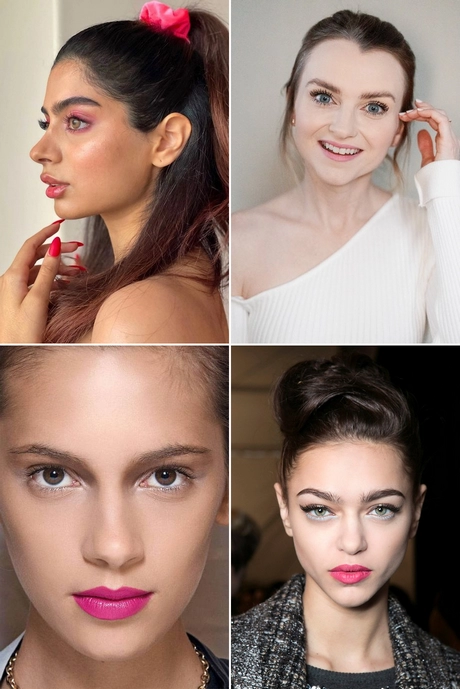 Neon roze lippen make-up tutorial