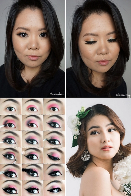 Nieuw Jaar Make-up tutorial Aziatische