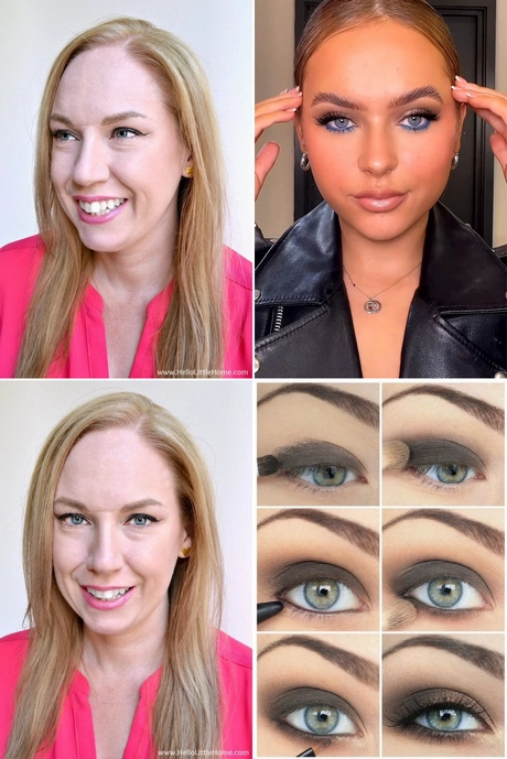 Nacht uit Make-up tutorial voor blauwe ogen