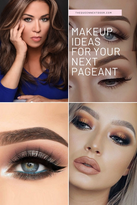 Pageant make-up tutorial voor blauwe ogen
