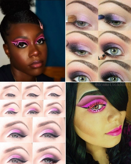 pink-and-black-makeup-tutorial-001 Roze en zwarte make-up tutorial