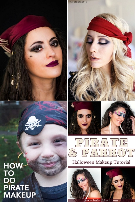 pirate-eye-makeup-tutorial-001 Piraat oog make-up tutorial