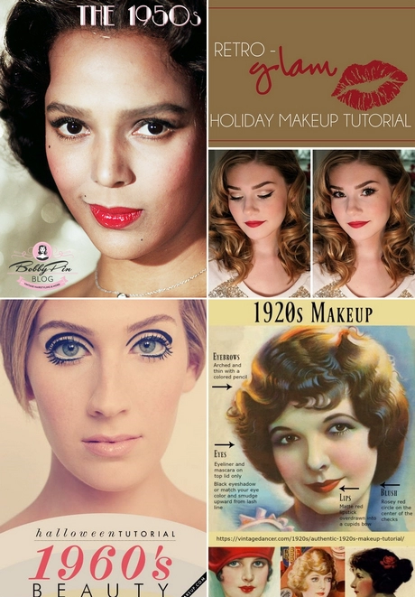 vintage-eye-makeup-tutorial-001 Vintage oog make-up tutorial