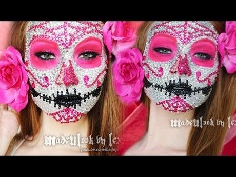 black-and-red-sugar-skull-makeup-tutorial-42_6 Skull make-up tutorial voor zwarte en rode suiker