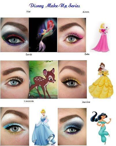 Disney inspireerde make-up tutorials