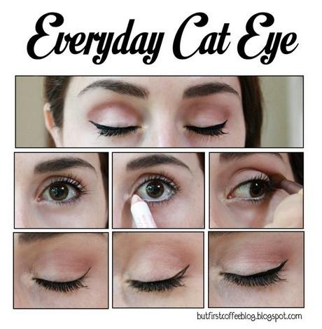 everyday-cat-eye-makeup-tutorial-50 Alledaagse cat eye make-up les
