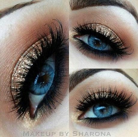 gold-eye-makeup-tutorial-for-blue-eyes-80_6 Gold eye make-up les voor blauwe ogen