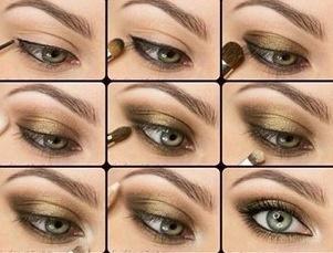 green-and-brown-makeup-tutorial-16_4 Les groene en bruine make-up