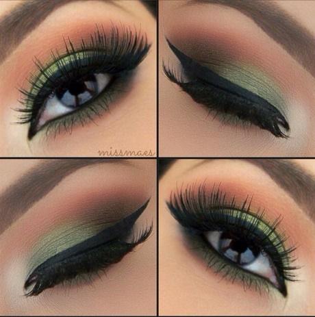 green-and-brown-makeup-tutorial-16_6 Les groene en bruine make-up
