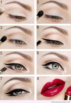 pin-up-look-makeup-tutorial-23_8 Pin up look make-up tutorial