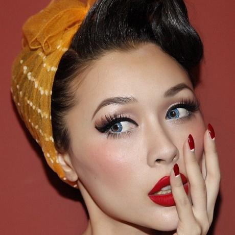 Pinup make-up tutorial donkere huid