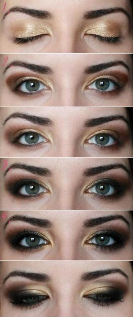 smokey-eye-makeup-tutorial-for-green-eyes-26 Smokey eye make-up les voor groene ogen
