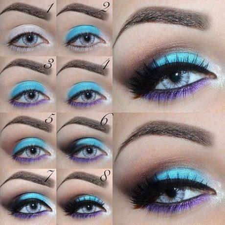 summer-makeup-tutorial-for-blue-eyes-74 Zomer make-up les voor blauwe ogen