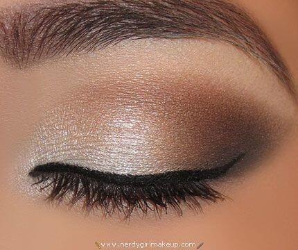 white-shimmer-eye-makeup-tutorial-10_8 White shimmer eye make-up tutorial