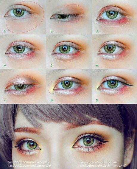 anime-doll-eyes-makeup-tutorial-50_15 Anime pop ogen make-up tutorial