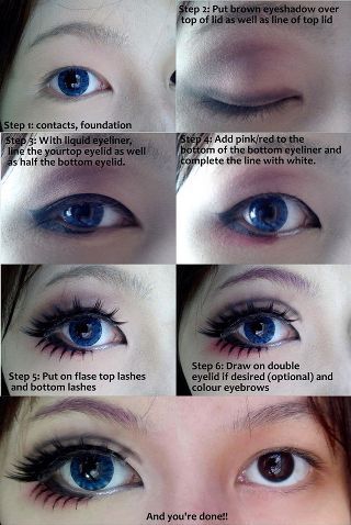 anime-doll-eyes-makeup-tutorial-50_4 Anime pop ogen make-up tutorial