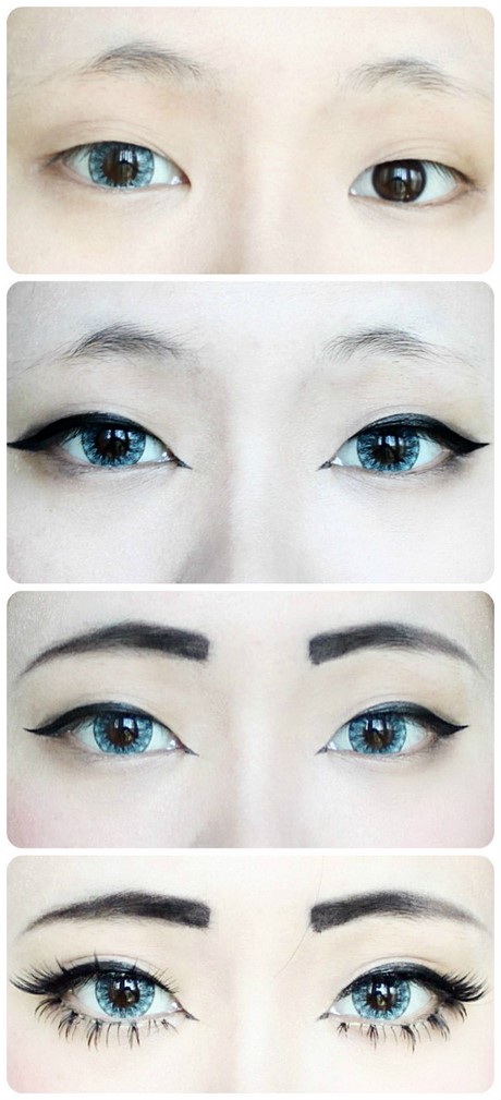 anime-eyes-makeup-tutorial-without-contacts-65_14 Anime ogen make-up tutorial zonder contacten
