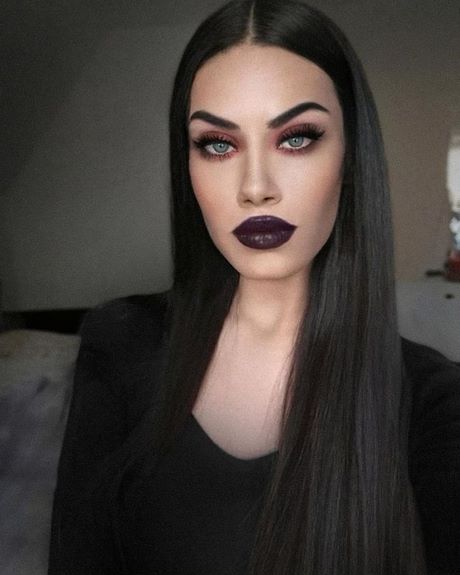 black-lipstick-makeup-tutorial-69_11 Zwarte lippenstift make-up tutorial