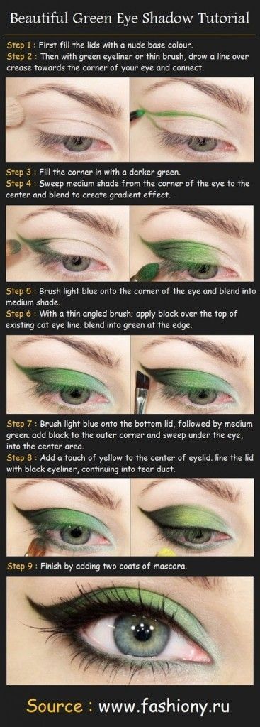 blue-green-makeup-tutorial-10_19 Blauw groene make-up tutorial