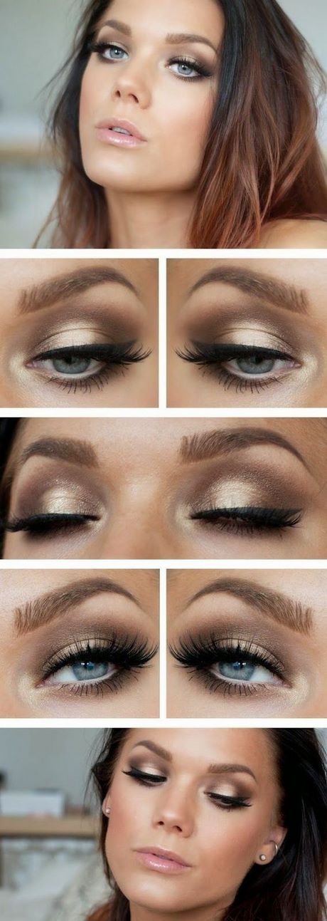 bronze-makeup-tutorial-for-brown-eyes-03_9 Bronze make-up tutorial voor bruine ogen