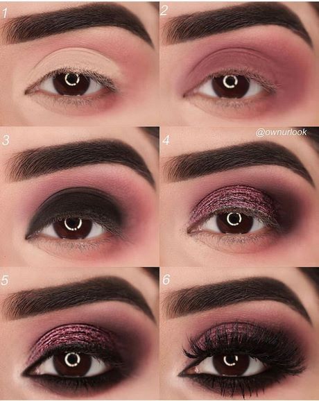 burgundy-smokey-eye-makeup-tutorial-24_13 Bordeaux smokey eye make-up tutorial