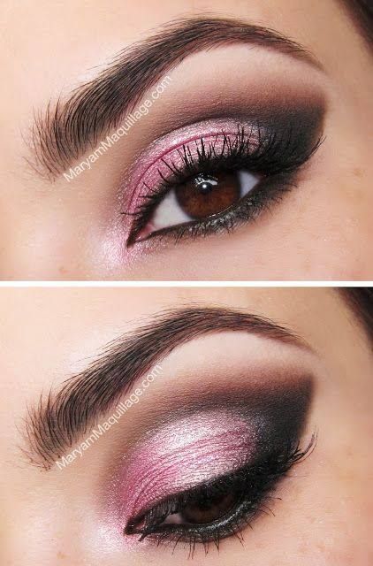 burgundy-smokey-eye-makeup-tutorial-24_5 Bordeaux smokey eye make-up tutorial