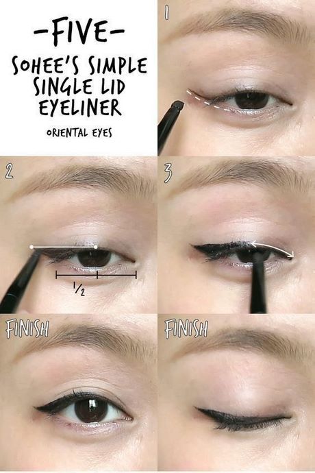 cat-eye-makeup-tutorial-asian-10 Cat eye make-up tutorial Aziatisch