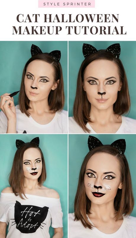 cute-kitty-makeup-tutorial-88_17 Leuke kitty make-up tutorial